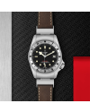 Tudor Black Bay P01 42 mm steel case, Brown leather strap (horloges)
